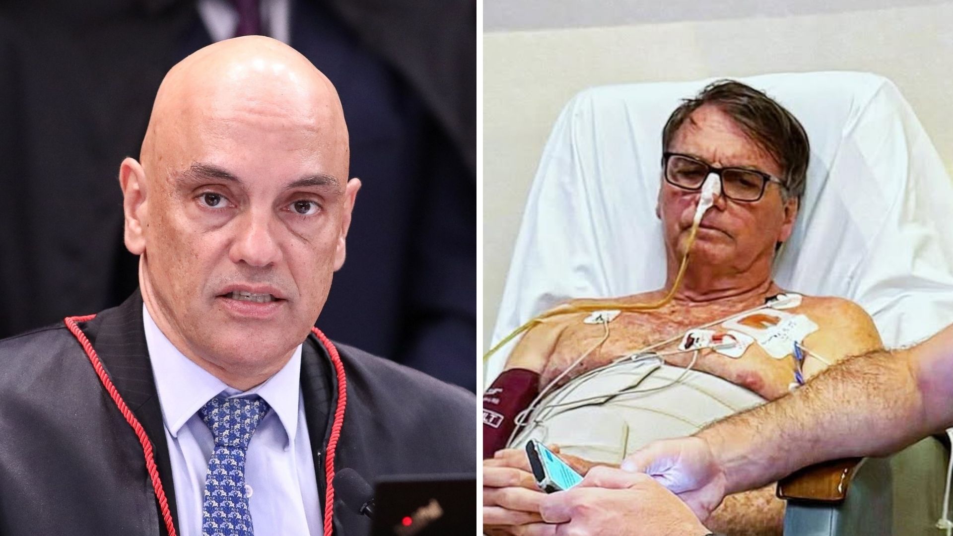 URGENTE: Moraes acaba de determinar crime contra Bolsonaro, e saúde do presidente está em jogo