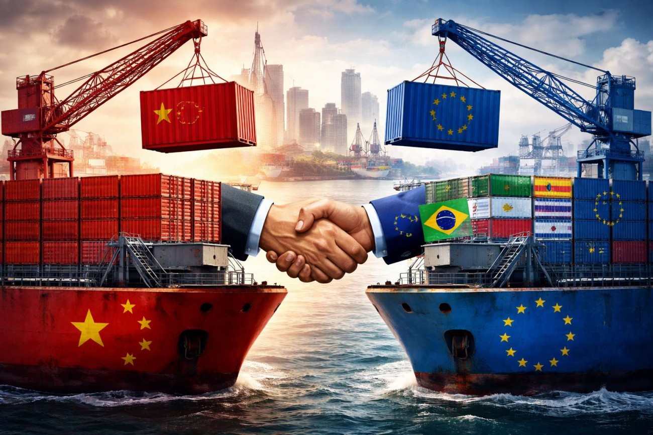 Medo de perder mercado sul-americano para a China apressou o acordo entre Mercosul e UE