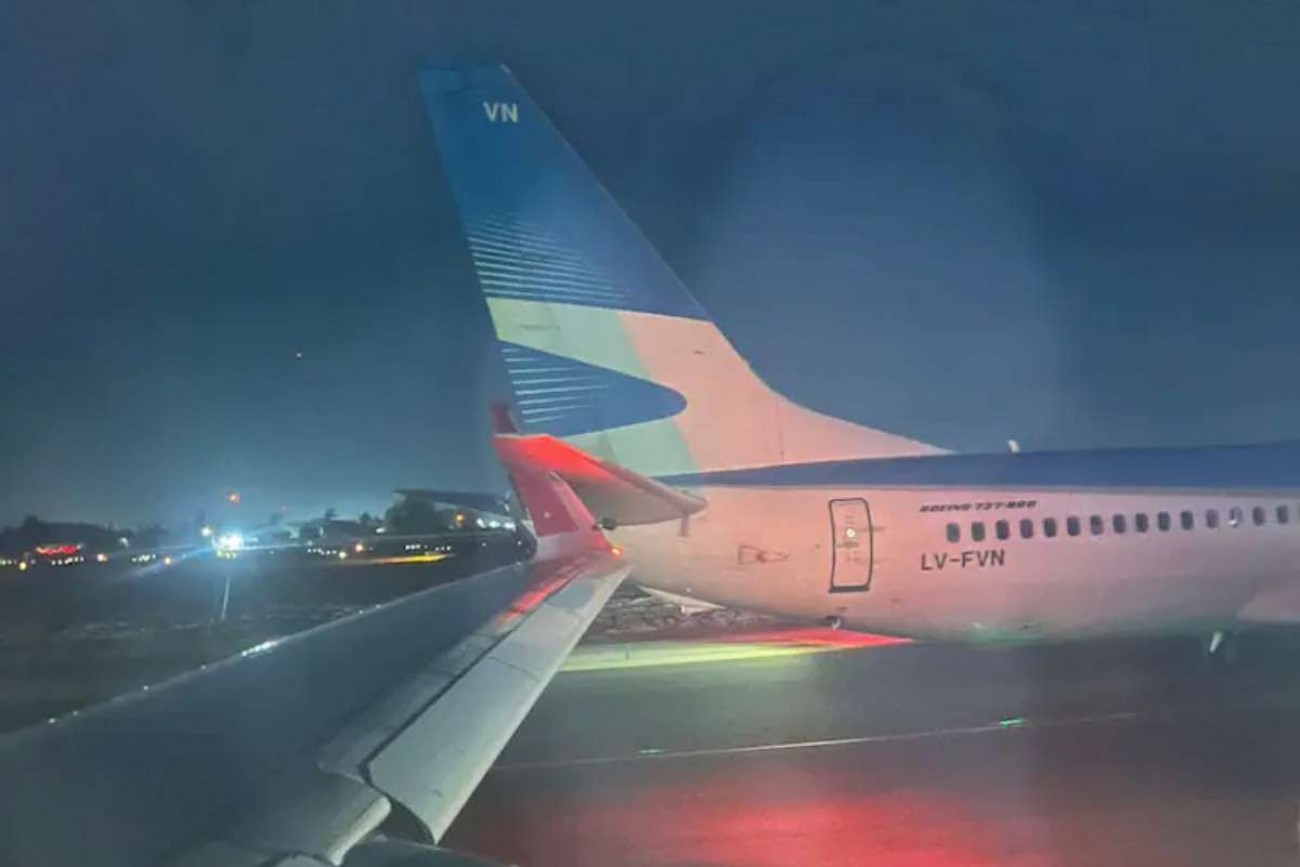 Avião com destino ao Brasil bate em outra aeronave no Chile