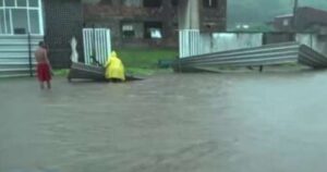 Chuva deixa destruição por todo o país e novo alerta surge para as próximas horas
