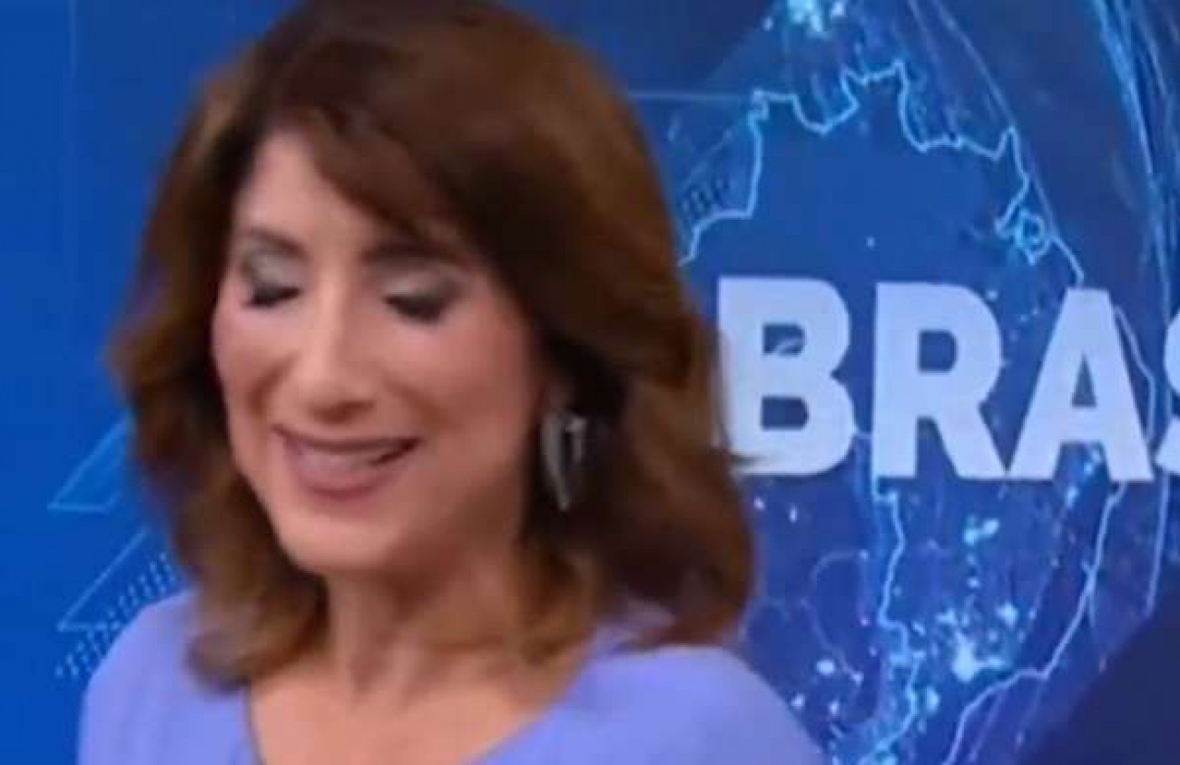 Ao vivo, apresentadora do SBT passa mal (veja o vídeo)