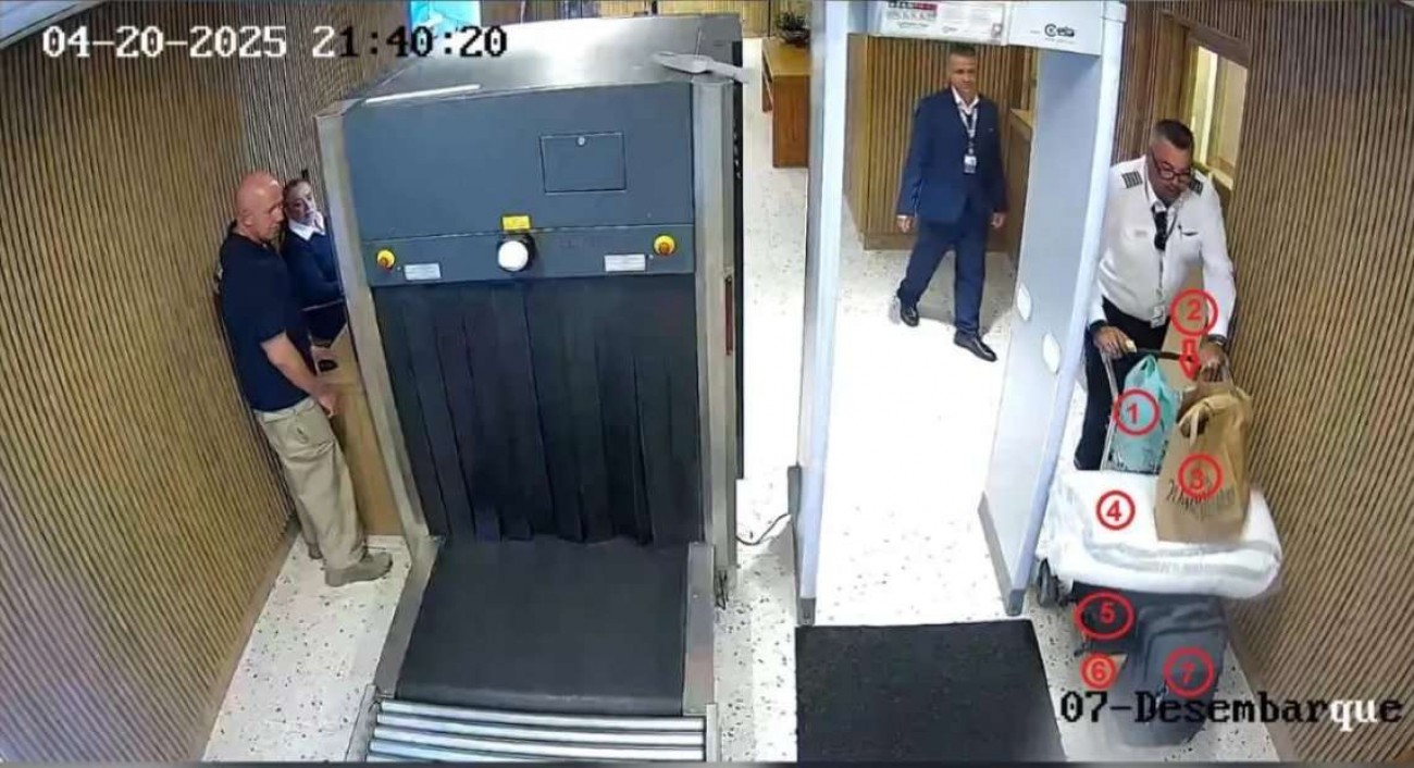 Imagens mostram bagagens de Hugo Motta sem fiscalização após retorno de paraíso fiscal