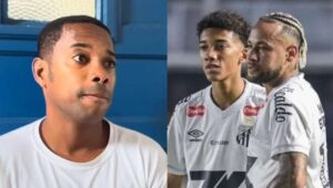 Dentro da prisão, Robinho descobre que Neymar agrediu seu filho e reage enfurecido