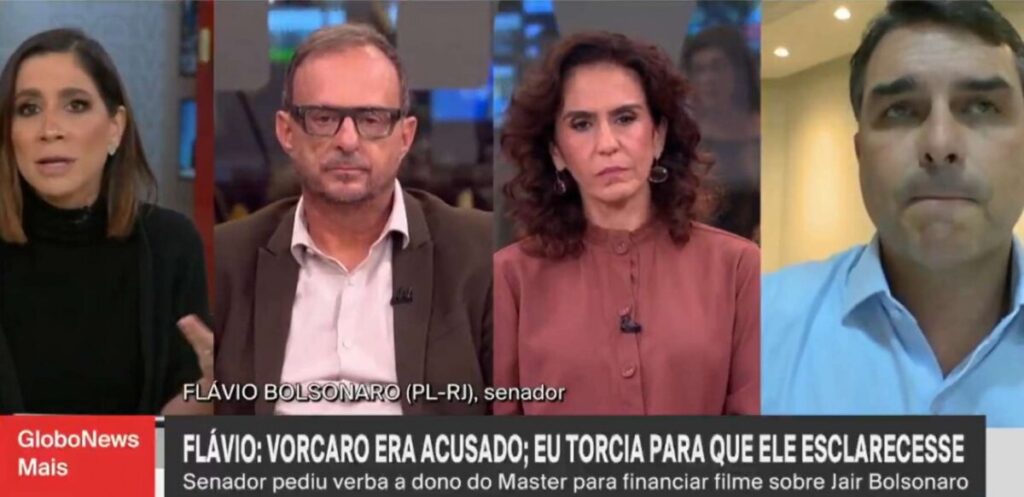 A frase de Flávio que desarmou a arapuca da Globo (veja o vídeo)