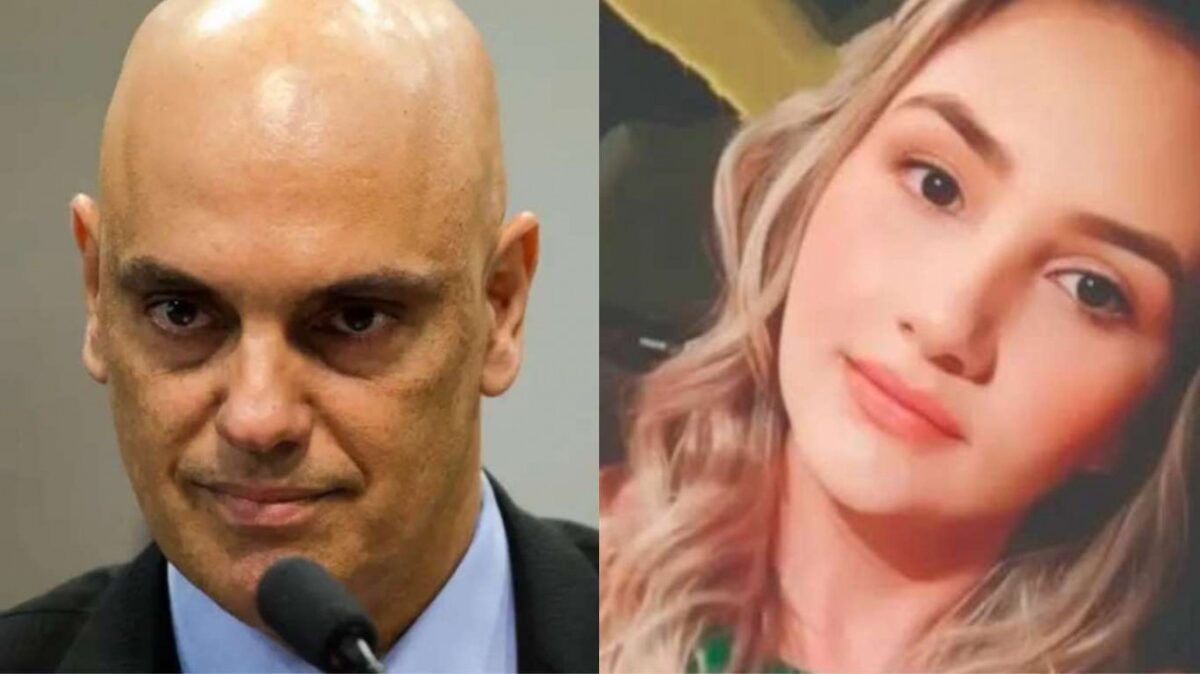 A resposta de Débora do batom a Moraes…