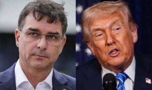 Encontro de Flávio com Trump não entra na agenda oficial e o motivo é óbvio