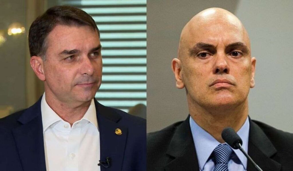 No dia de encontro com Trump, Moraes age contra Flávio e dá 5 dias à PGR