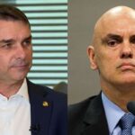 No dia de encontro com Trump, Moraes age contra Flávio e dá 5 dias à PGR