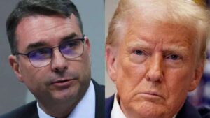 Flávio revela qual foi a marcante primeira pergunta de Trump