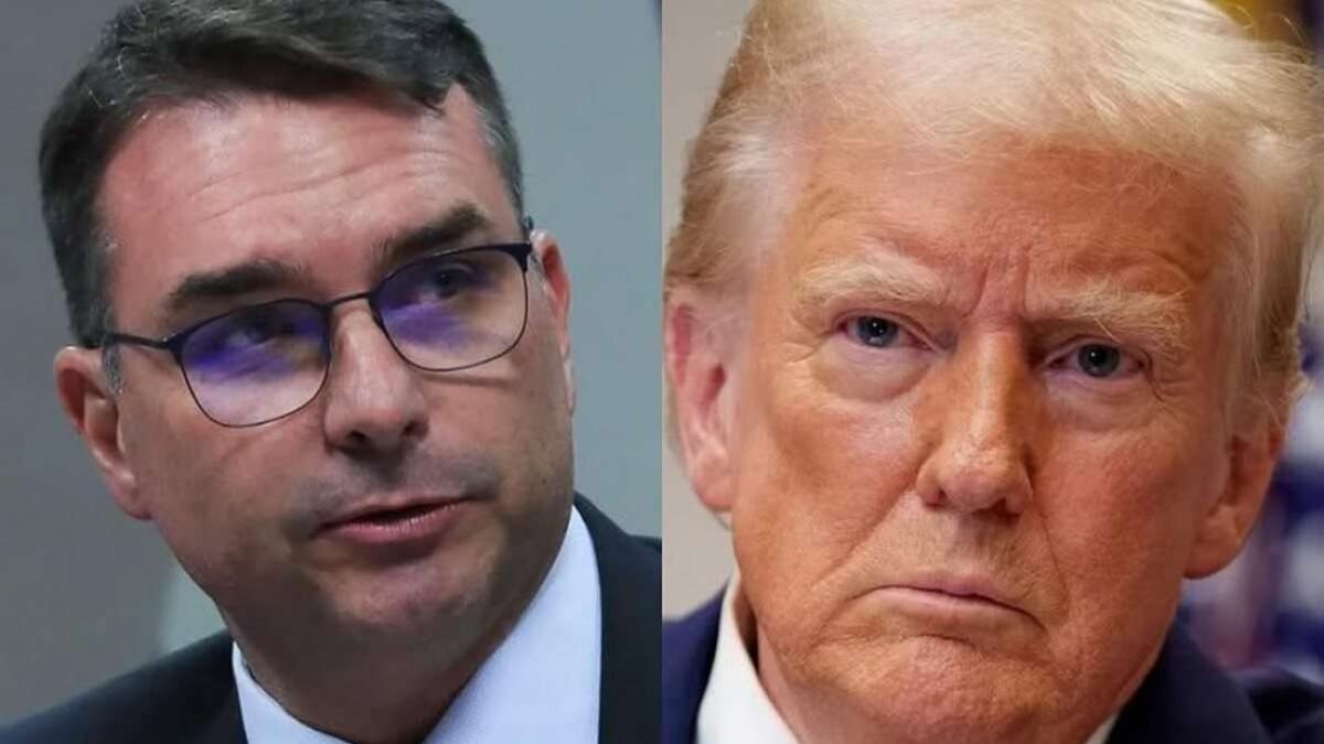 Flávio revela qual foi a marcante primeira pergunta de Trump