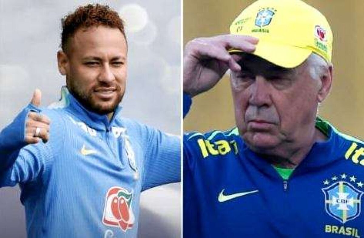 Ancelotti dá a palavra final sobre eventual corte de Neymar
