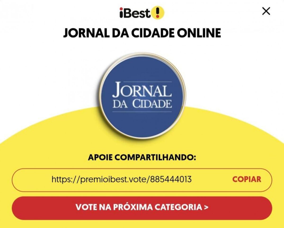 Jornal da Cidade Online participa do Prêmio iBest 2026