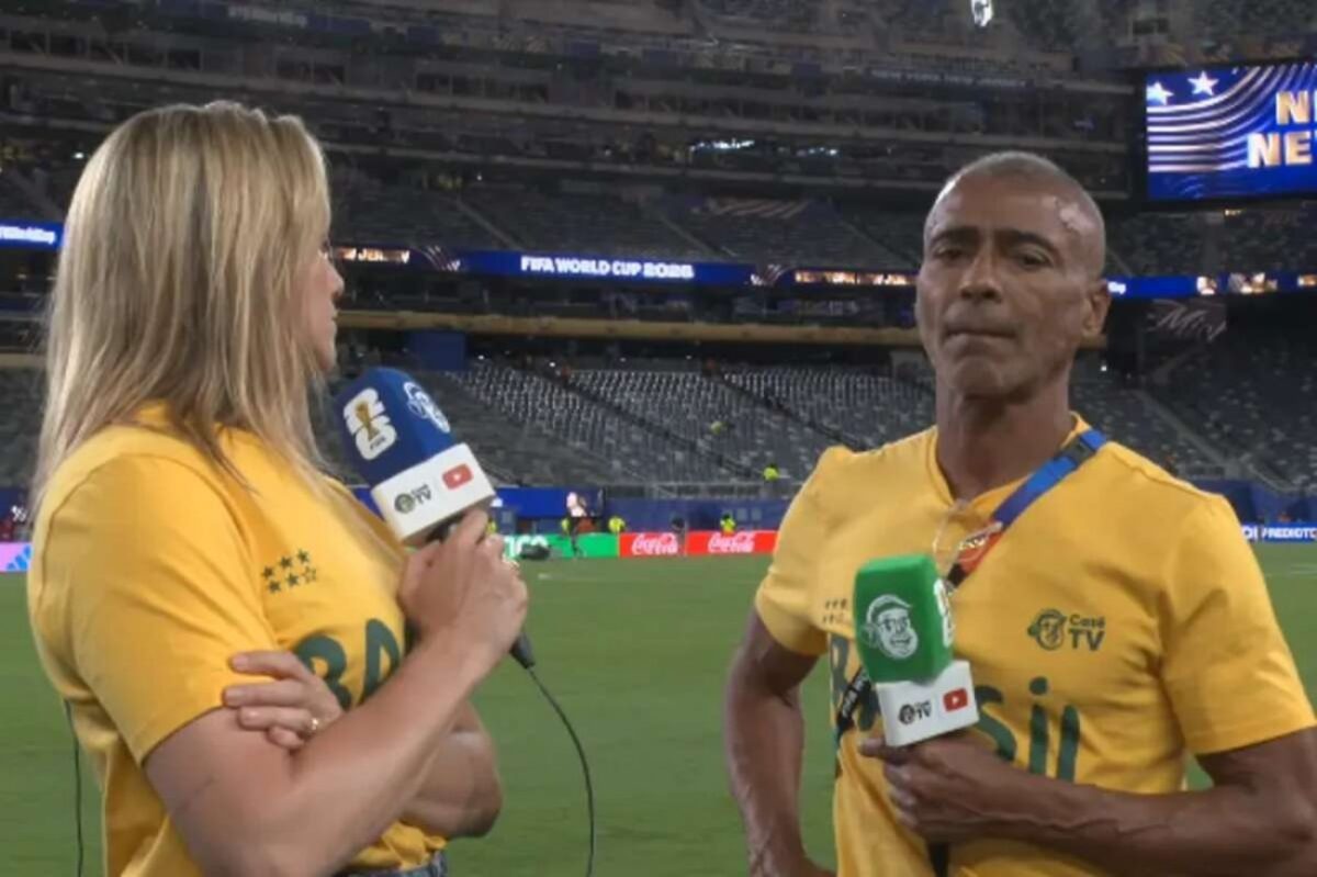 Romário se manifesta sobre ruído com Fernanda Gentil
