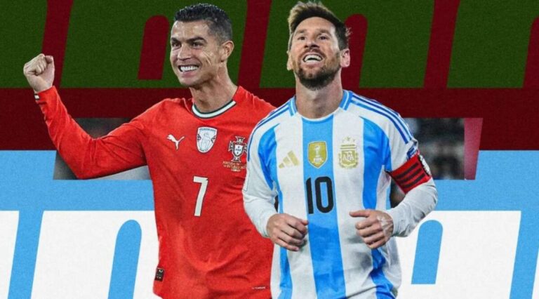 Enquanto Messi brilha com três gols, Cristiano amarga empate na estreia