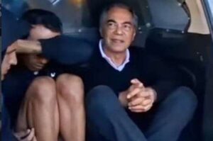 Ex-prefeito é preso em condomínio de luxo em Guarujá, algemado e colocado em camburão (veja o vídeo)