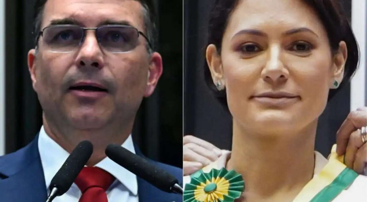 Flávio finalmente responde Michelle Bolsonaro