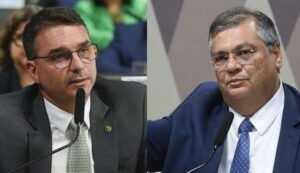 Flávio Bolsonaro vai pra cima de Dino