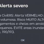 URGENTE: Alerta de extremo risco é emitido e imagens são impactantes