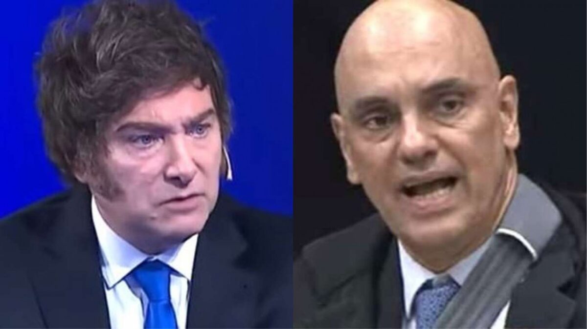 STF se manifesta após Milei chamar Moraes de lixo careca