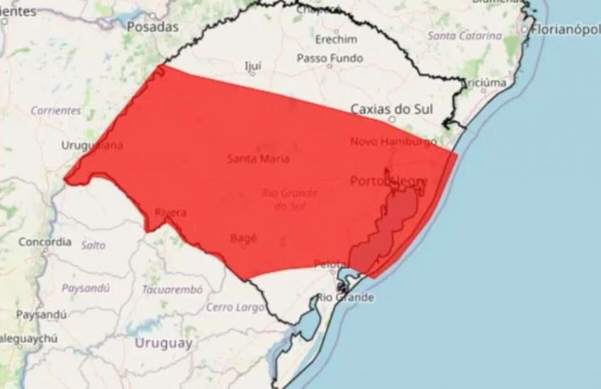 URGENTE: RS entra em alerta máximo e situação pode se agravar em poucos instantes
